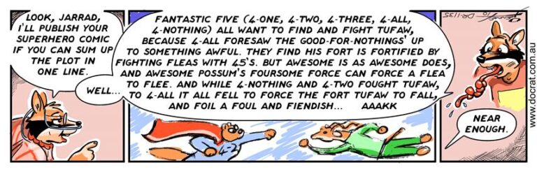 Awesome Possum Sum 4 Nothing Doc Rat A Daily Comic Strip By Jenner